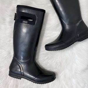Bogs Black Waterproof Neo-tech 5mm Insulated Tacoma Tall Winter Rain Boots